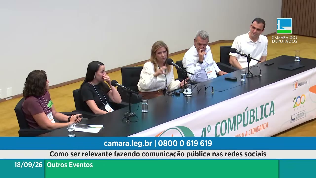 Vídeo do evento em 1:36:50