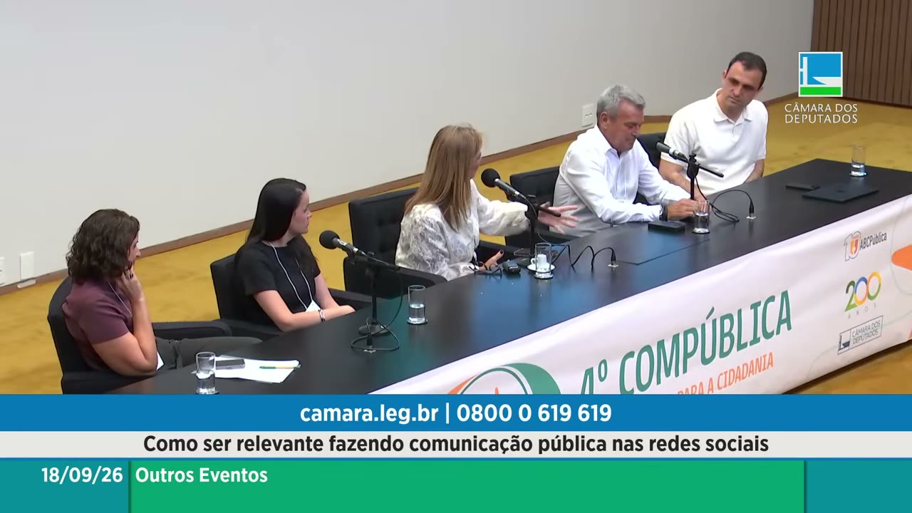 Vídeo do evento em 1:39:36