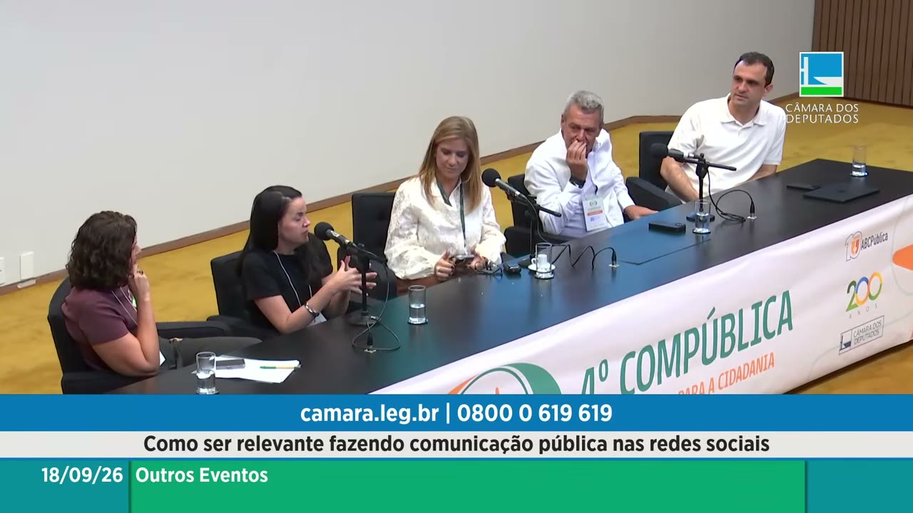 Vídeo do evento em 1:40:08