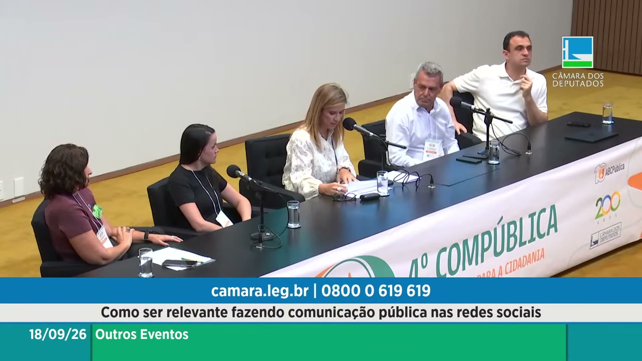 Vídeo do evento em 1:48:48