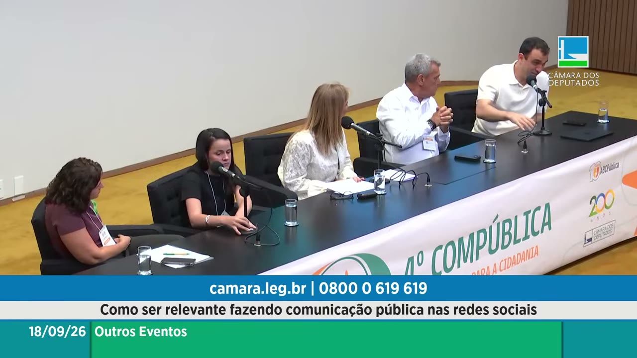 Vídeo do evento em 1:52:26