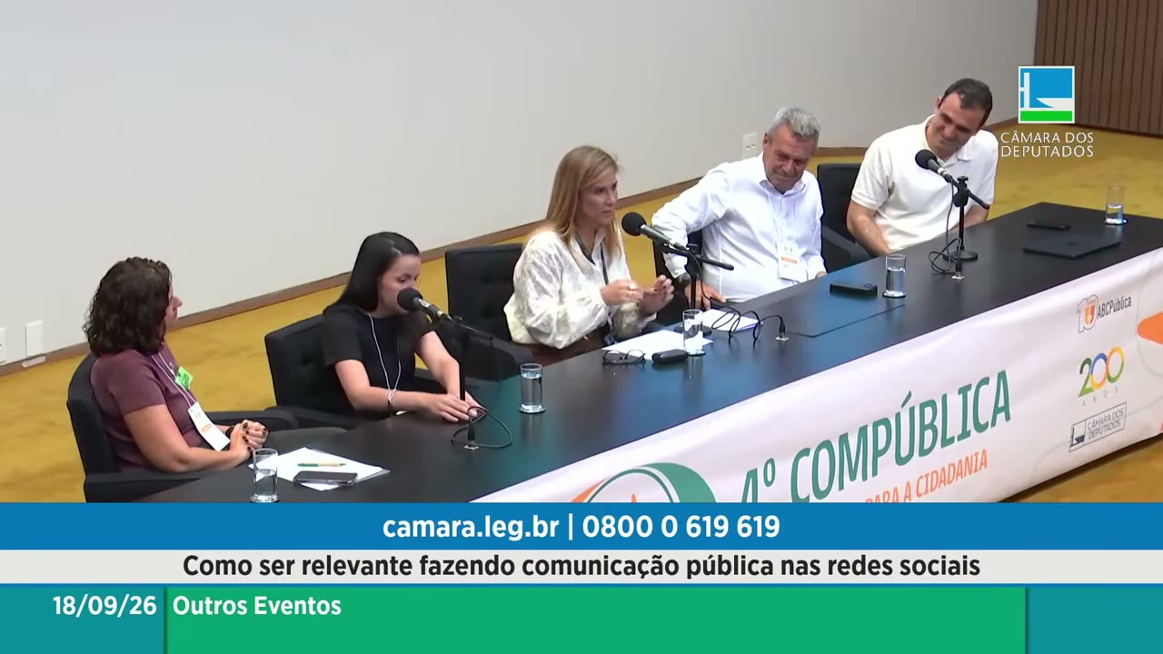 Vídeo do evento em 1:56:52