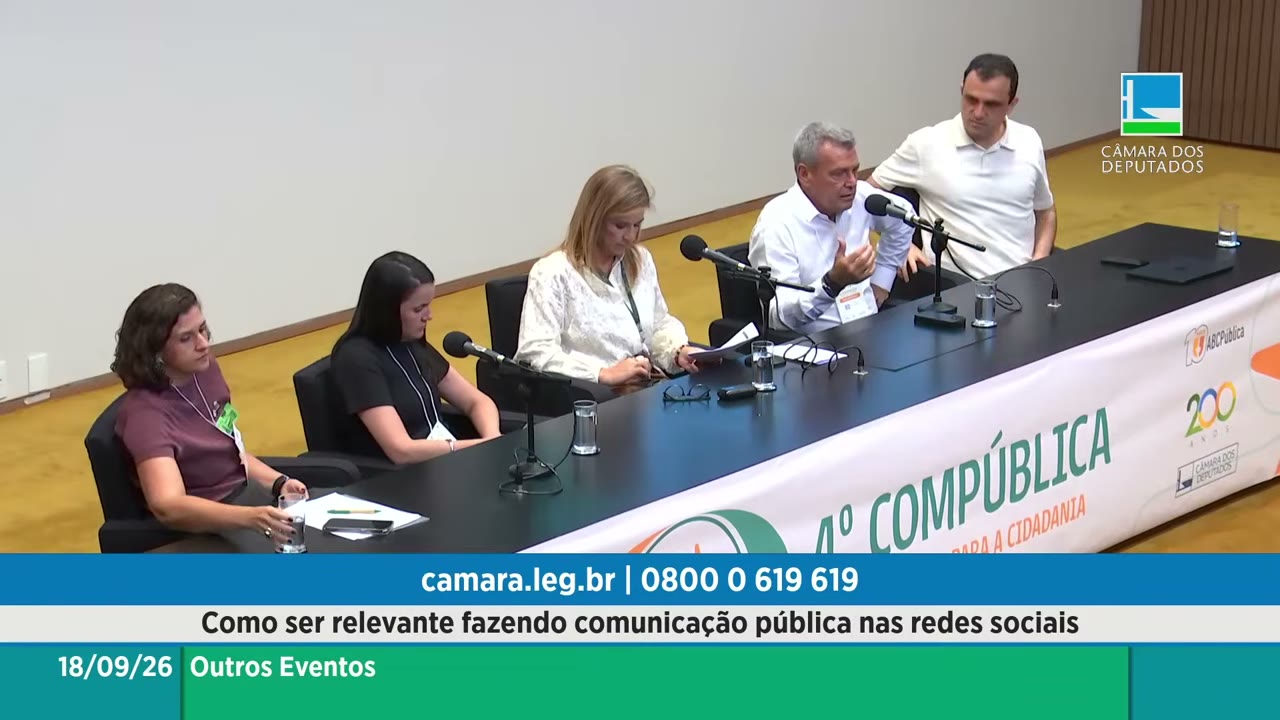 Vídeo do evento em 2:01:27