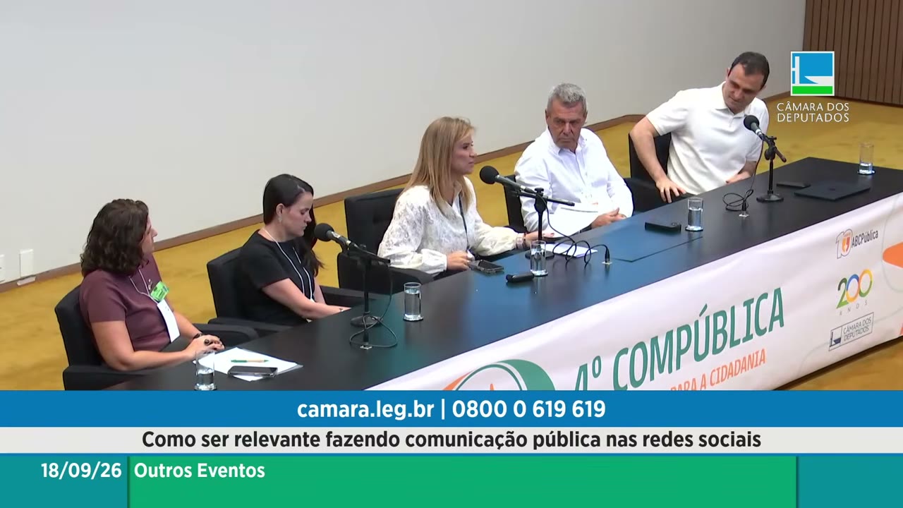 Vídeo do evento em 2:03:12