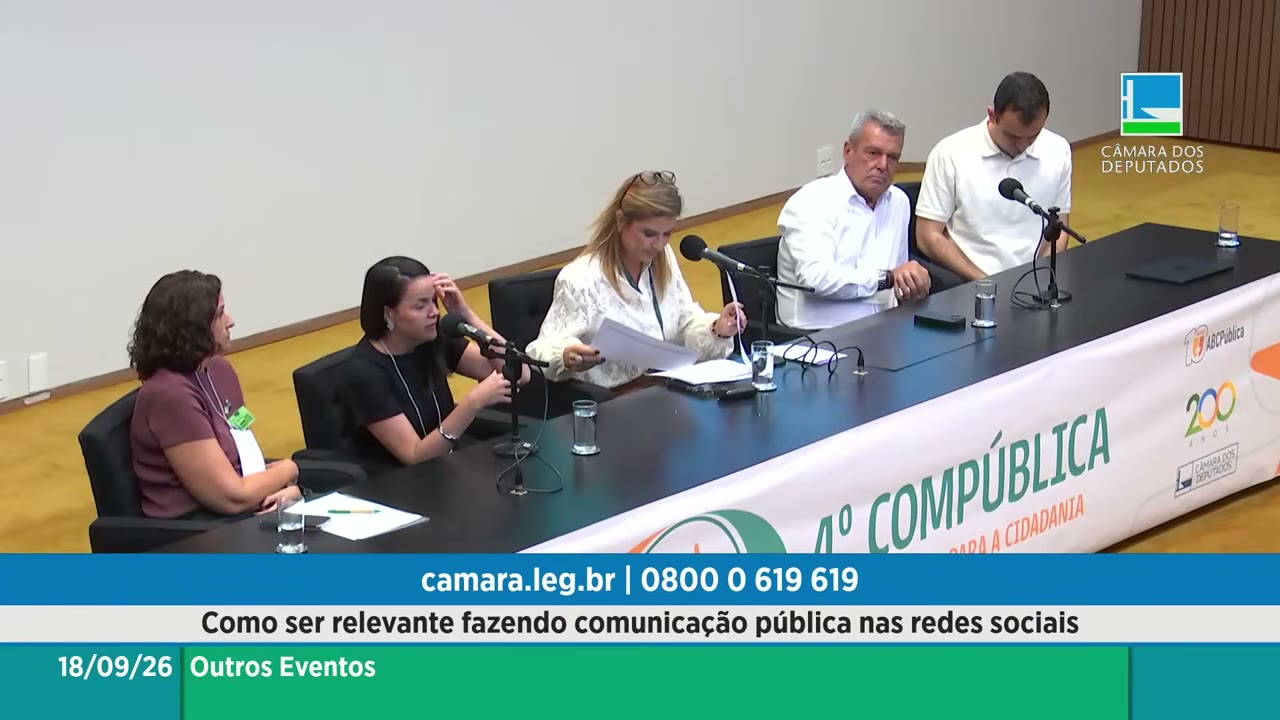 Vídeo do evento em 2:04:42