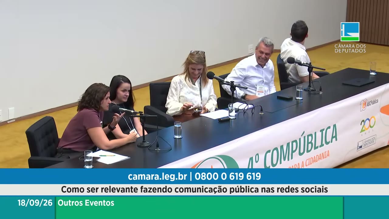 Vídeo do evento em 2:05:43