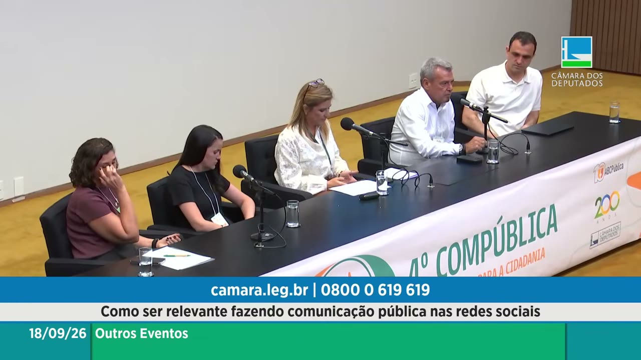 Vídeo do evento em 2:06:27