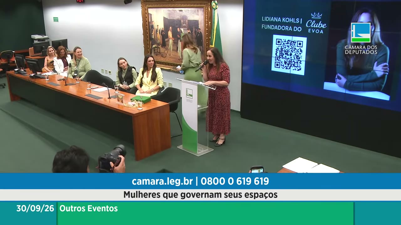 Vídeo do evento em 1:11:16